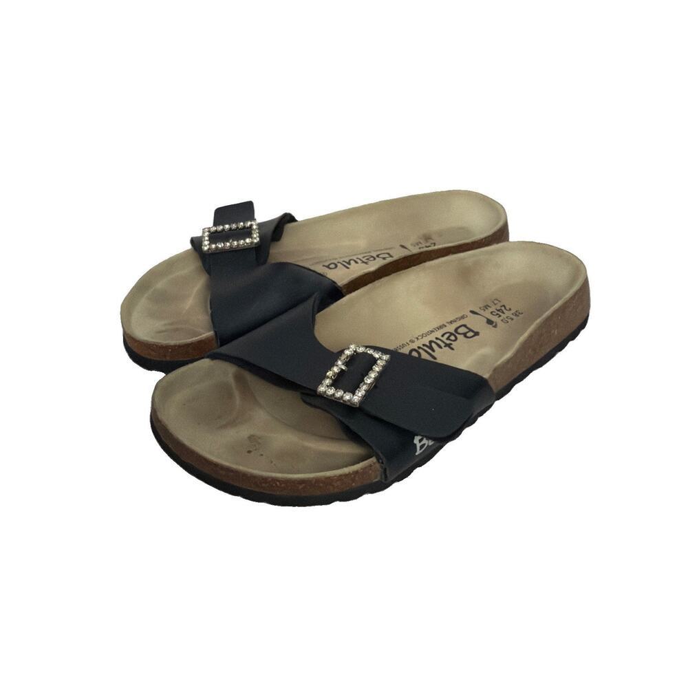 Birkenstock Betula Black Birko Flor - Luca Model Sandals - Size 7